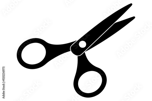 Scissors icon, collection scissors vector silhouette