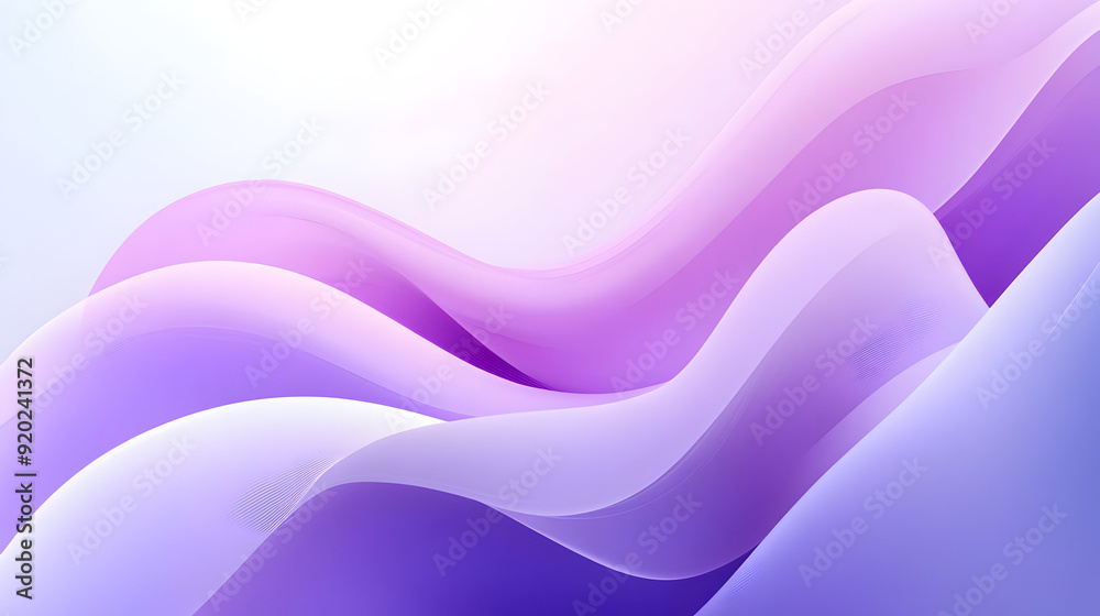 Soft, flowing abstract waves in shades of purple and lavender. Soft, flowing abstract waves in shades of purple and lavender.