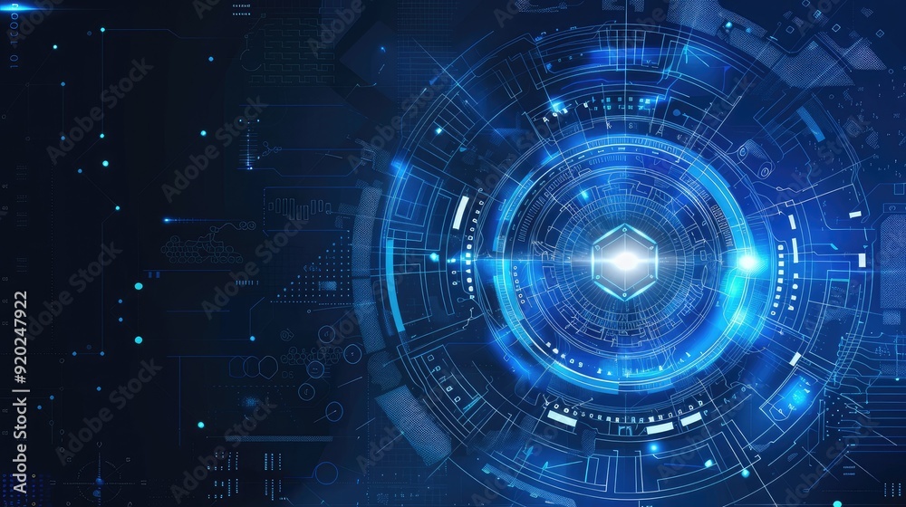 Abstract Futuristic Technology Interface Abstract Futuristic Technology Interface