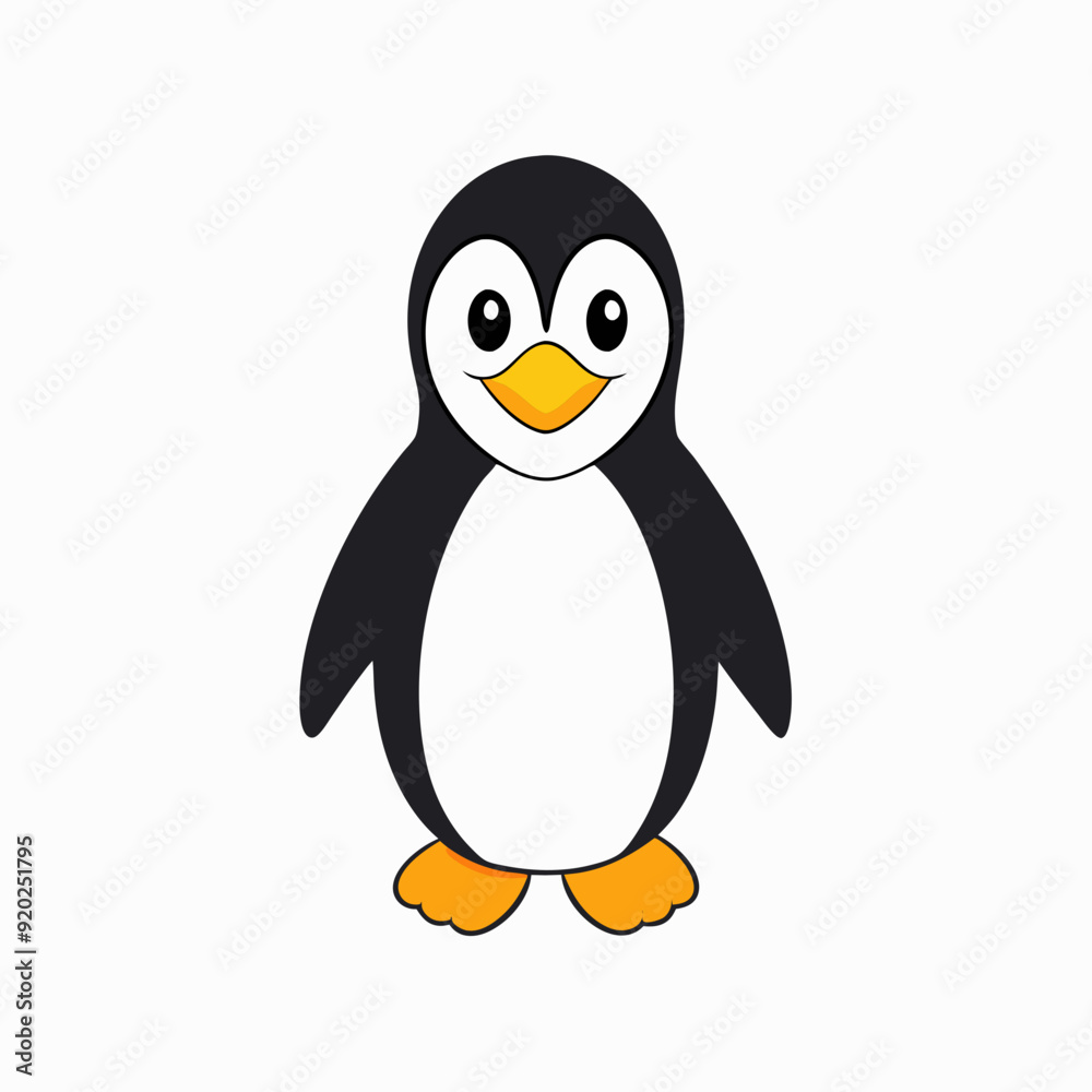Penguin vector art Illustration 