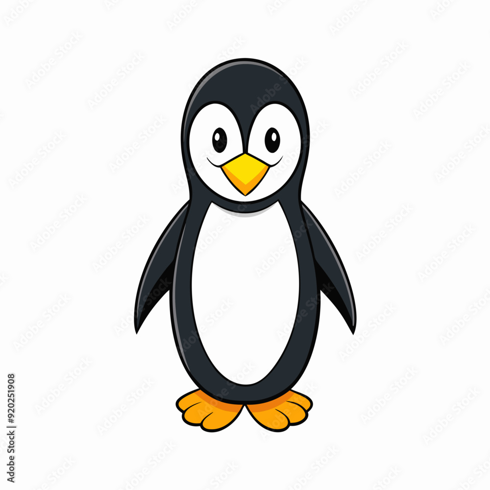 Fototapeta premium Penguin vector art Illustration