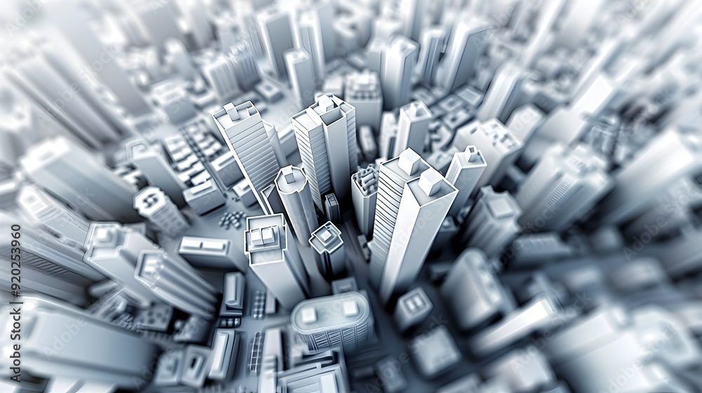 Abstract Cityscape. Abstract Cityscape.