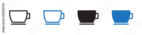 Coffee cup Symbol set collection 