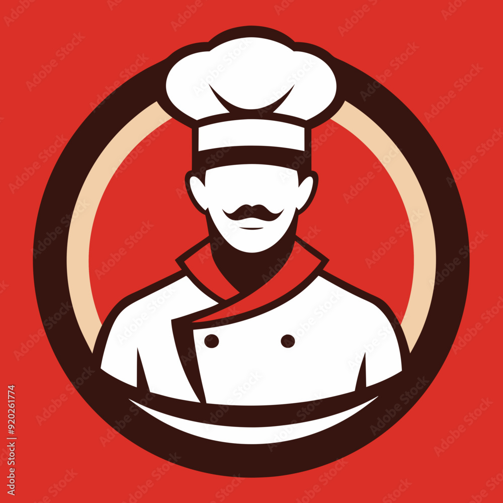 chef logo design icon vector art illustration chef logo design icon vector art illustration