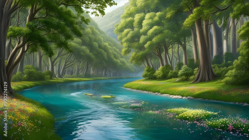 waterfall in the forest