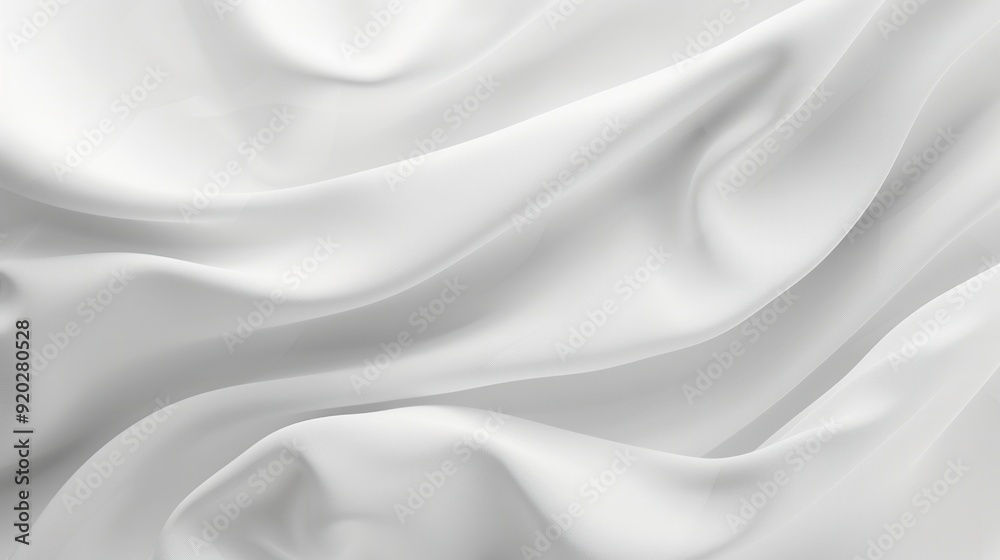 Fototapeta premium Minimalist White Elegance. Clean and high detailed plain background concept