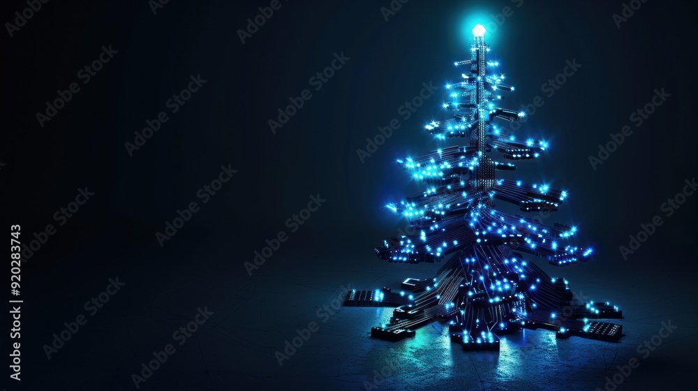 Cyberpunk Christmas Tree Cyberpunk Christmas Tree