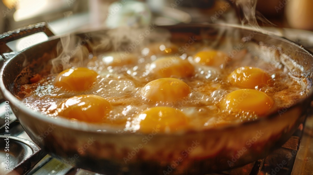 Poaching: Cooking food gently in a simmering liquid to preserve delicate textures and flavors. Commonly used for eggs, fish, and fruits.
Poaching: Cooking food gently in a simmering liquid to preserve delicate textures and flavors. Commonly used for eggs, fish, and fruits.