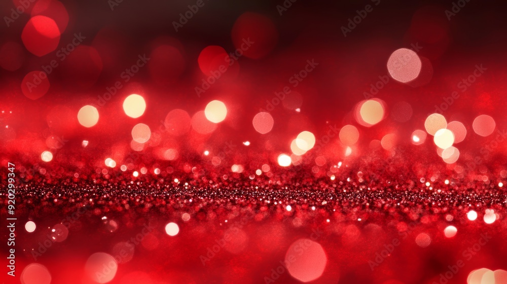 Vibrant Red Abstract Christmas Pattern for Holiday Designs Generative AI Vibrant Red Abstract Christmas Pattern for Holiday Designs Generative AI