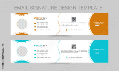 Modern, Creative, and Unique Email Signature Design Template