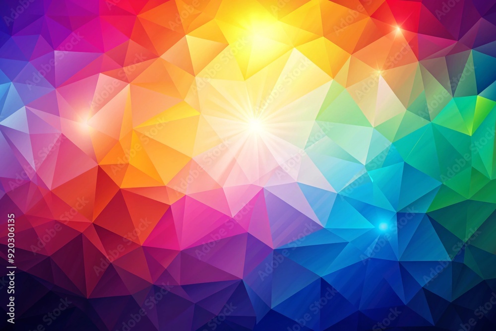 A colorful background with a sun in the center A colorful background with a sun in the center
