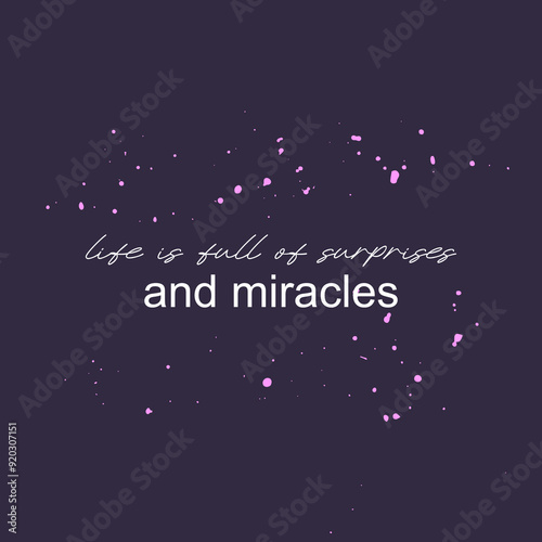 miracles typography slogan for t shirt printing, tee graphic design.
