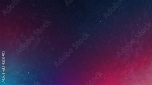 Abstract glow magenta, blue, white, and yellow gradient with textured noise background. Generative Ai.