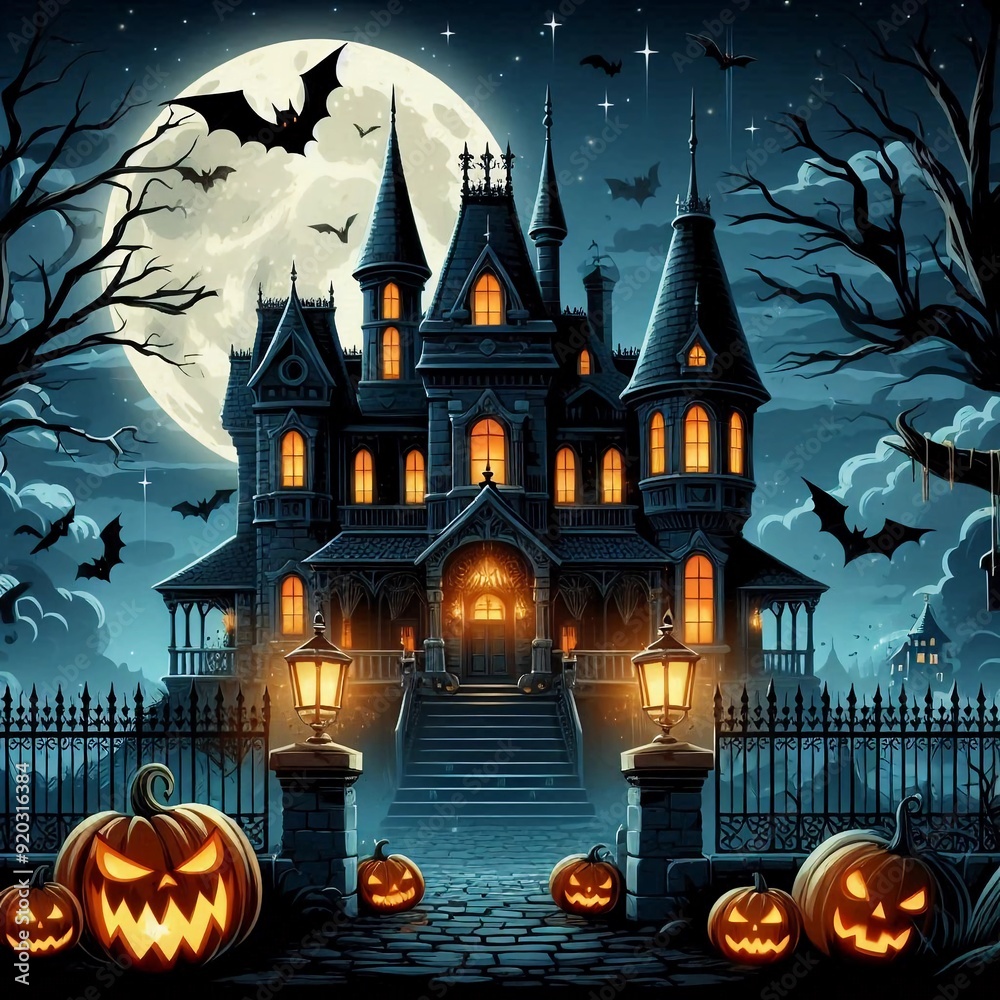 Whispers in the Dark, A Halloween Pumpkin Tale, AI generated Whispers in the Dark, A Halloween Pumpkin Tale, AI generated