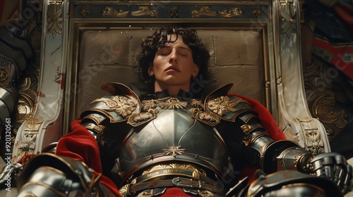 Sir Mordred rendered with chivalrous dignity and meticulous designs in Renaissance art