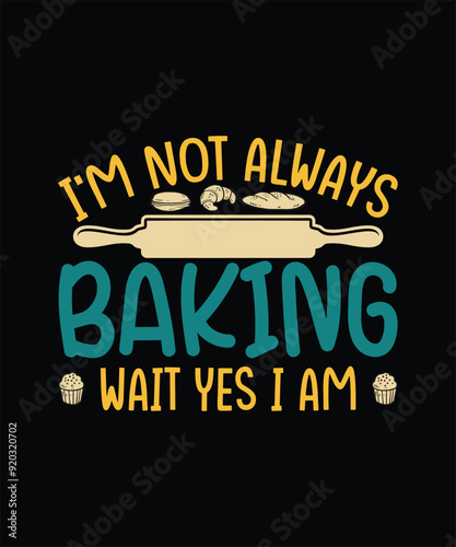 Baking T-shirt Design