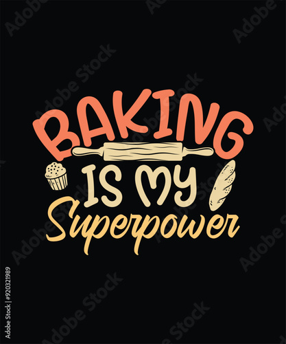 Baking T-shirt Design