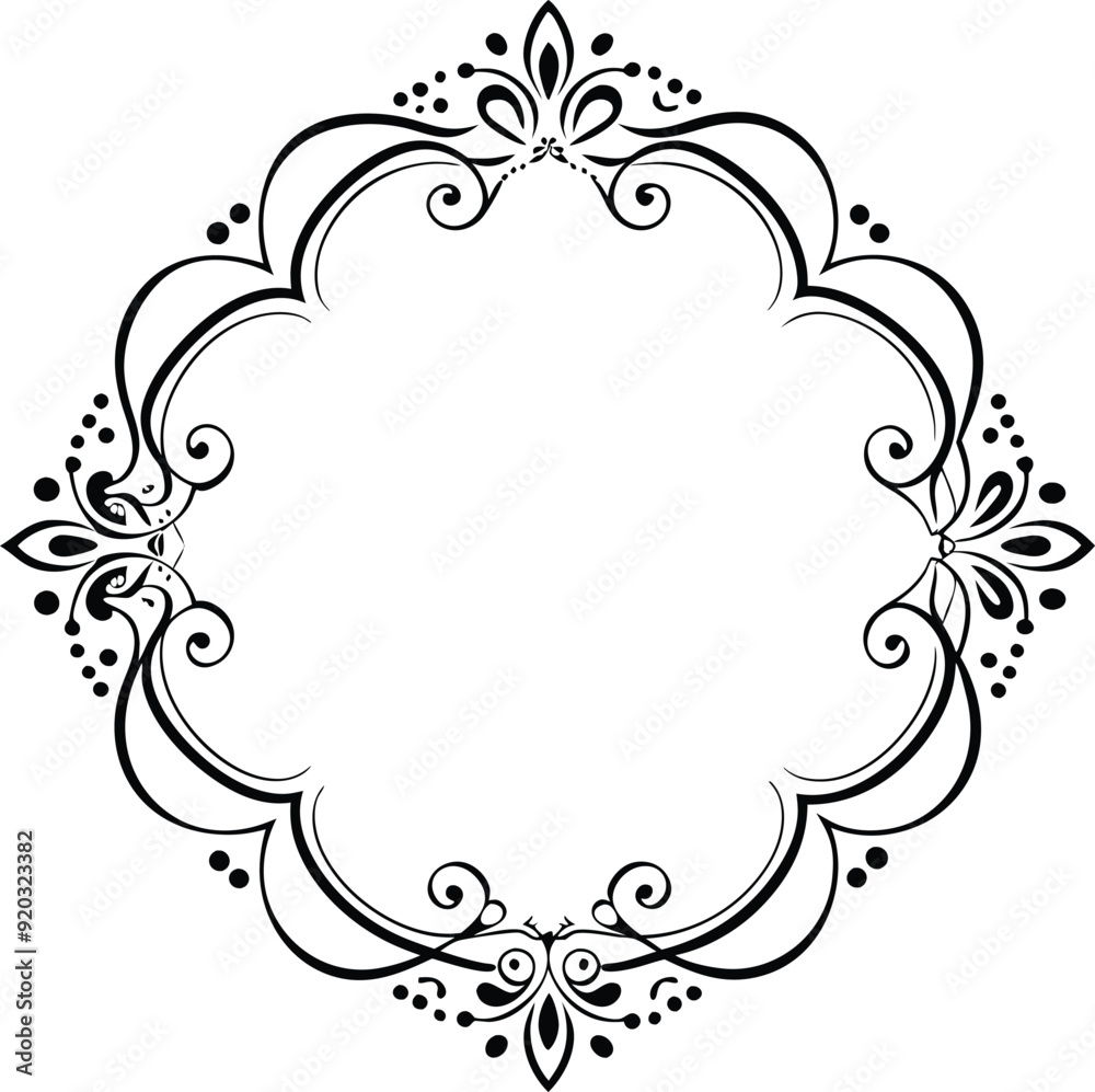 custom made wallpaper toronto digitalclassic calligraphy quot ornament line art illustration