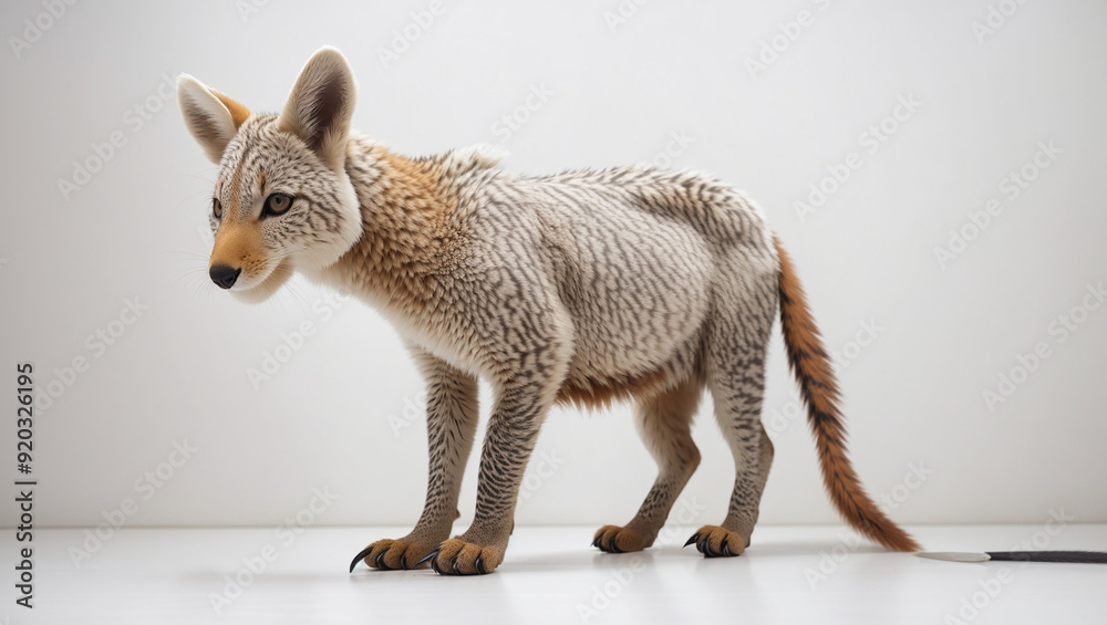 Fototapeta premium Animal with white background