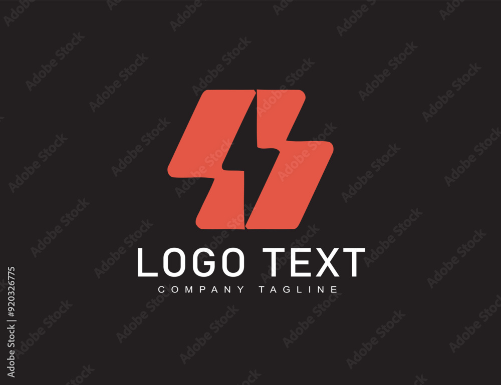 Fototapeta premium Abstract logo made with colorful design
