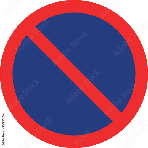 Free Download Set of road signs vector, Traffic signs on white background, Stop, No entry, Parking, No parking - GFXLoad