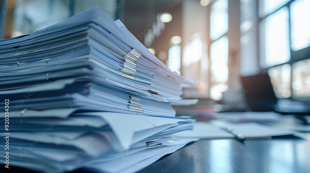 Heap of Business Documents and Papers Heap of Business Documents and Papers