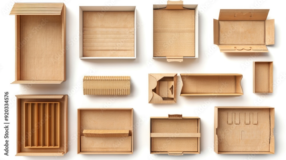 Cardboard box Generative AI Cardboard box Generative AI