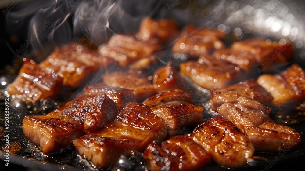 Pork fried fish oil.. Generative AI Pork fried fish oil.. Generative AI