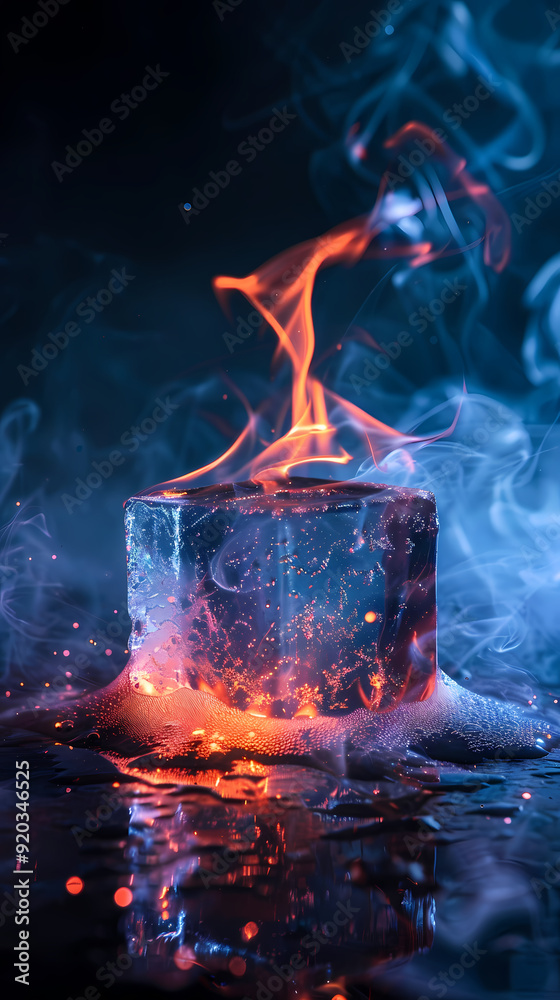The combination of ice and fire The combination of ice and fire