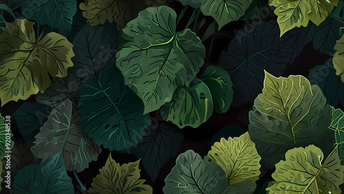 abstract illustration that symbolizes the life-giving properties of chlorophyll photo