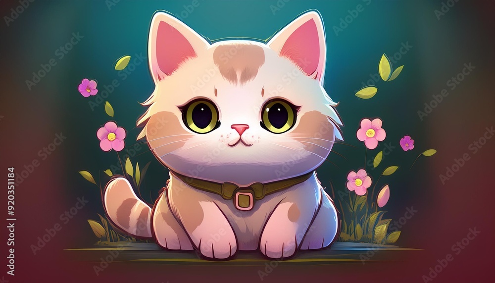 可愛いCGの猫のイラスト 可愛いCGの猫のイラスト