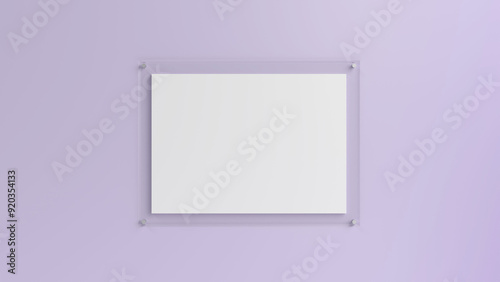 A gallery wall where you can put pictures or posts
