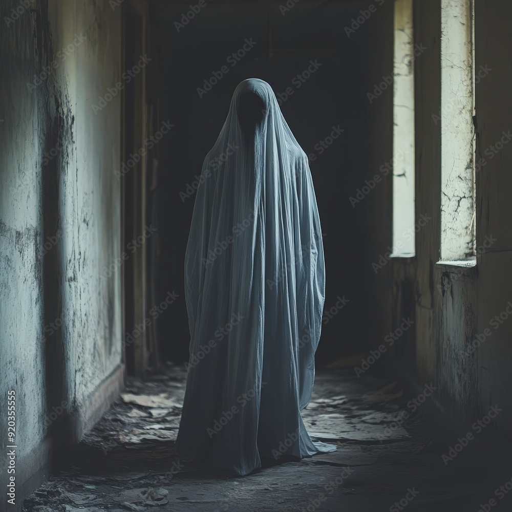 Creepy Character Screaming Covered in Spiderwebs Creepy Character Screaming Covered in Spiderwebs