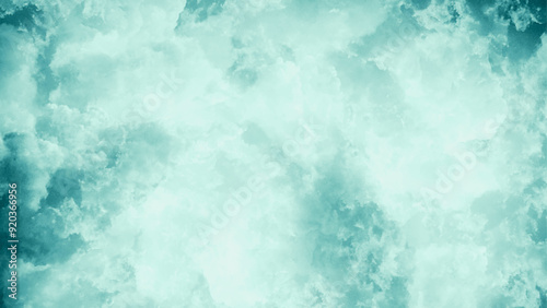 Abstract watercolor featuring shades of blue, featuring soft, blended shades of white and blue.