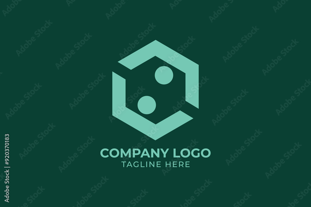 Abstract initial hexagon letter C or CC logo  s suitable for property and real estate construction company logo icon design, finance logo template for all business