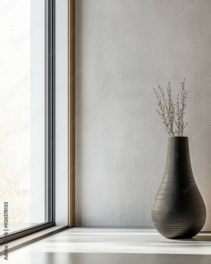 Relaxing property interiors with a zen corner in a room with oriental inspired decoration. Mindfulness residential spaces.