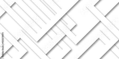 Abstract background with lines White background with diamond and triangle shapes layered in modern abstract pattern design Space design concept Suit for business, corporate, institution presentation.	
