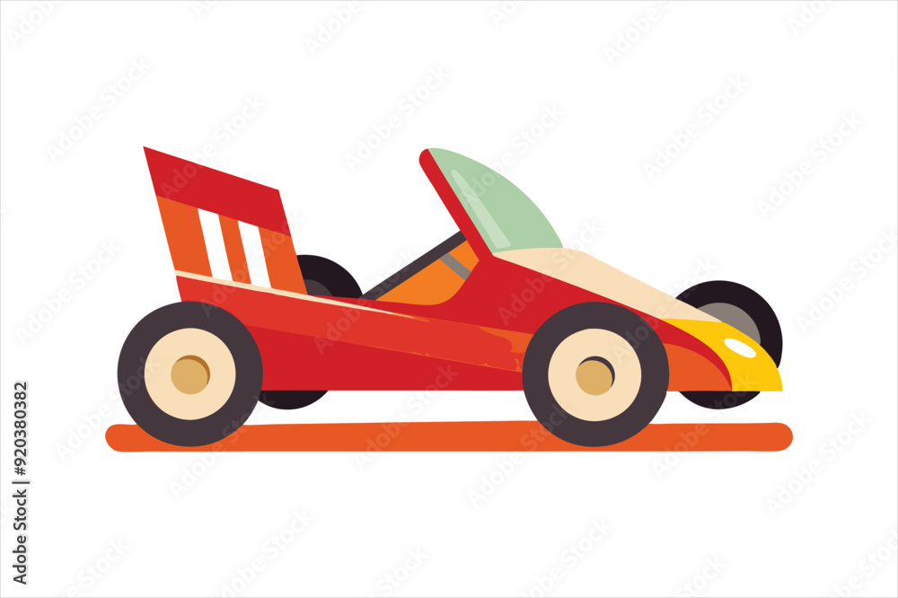 go kart vehicle vector artwork illustration go kart vehicle vector artwork illustration