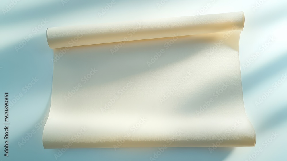 A white sheet of paper is laying on a table A white sheet of paper is laying on a table