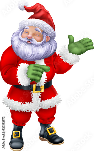 Cartoon Santa Claus Father ...