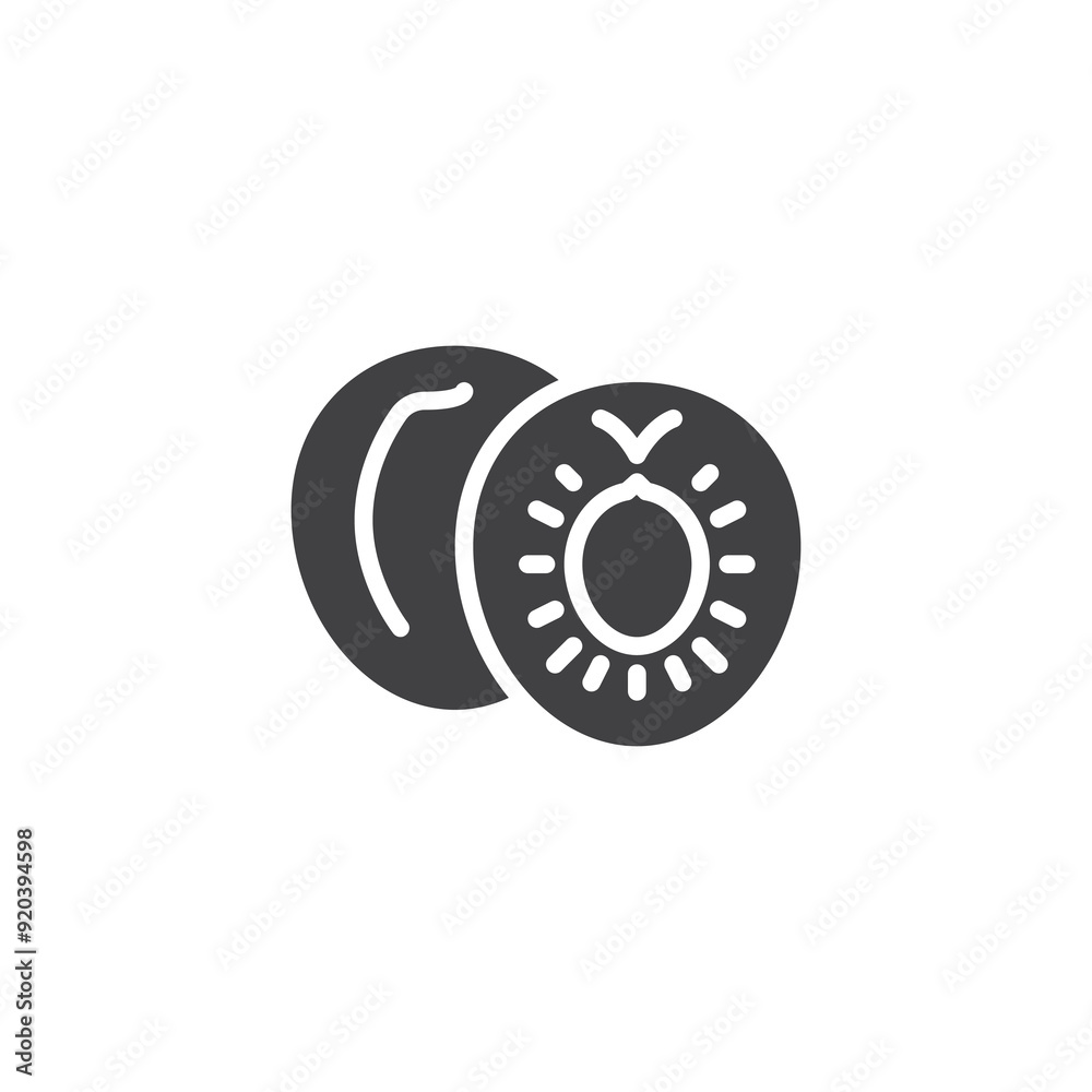Apricot fruit vector icon Apricot fruit vector icon