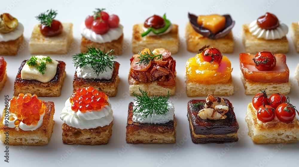 Assorted cronuts filled with luxurious creams and jams, displayed elegantly on a marble countertop, highlighting the variety and indulgence of gourmet treats Assorted cronuts filled with luxurious creams and jams, displayed elegantly on a marble countertop, highlighting the variety and indulgence of gourmet treats
