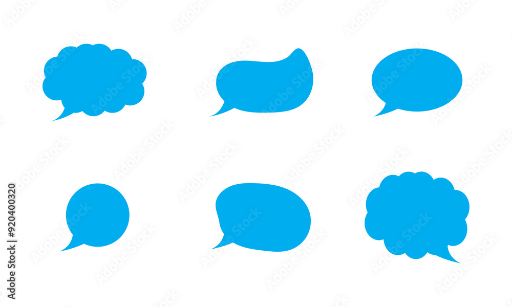 Set of speech bubble. Speech bubble comic. Cloud speech bubbles collection. Vector Set of speech bubble. Speech bubble comic. Cloud speech bubbles collection. Vector
