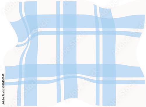 Flat Picnic Blanket Illustration