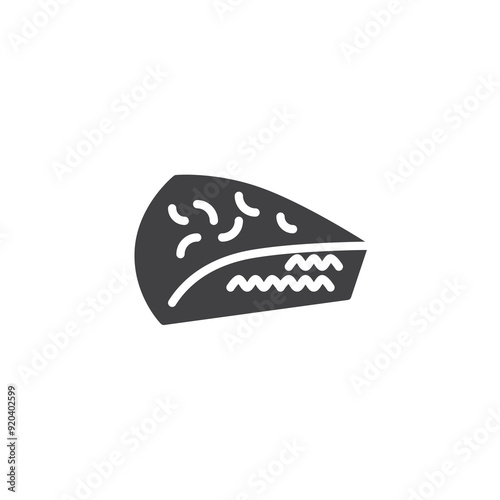 Triangle Scone vector icon