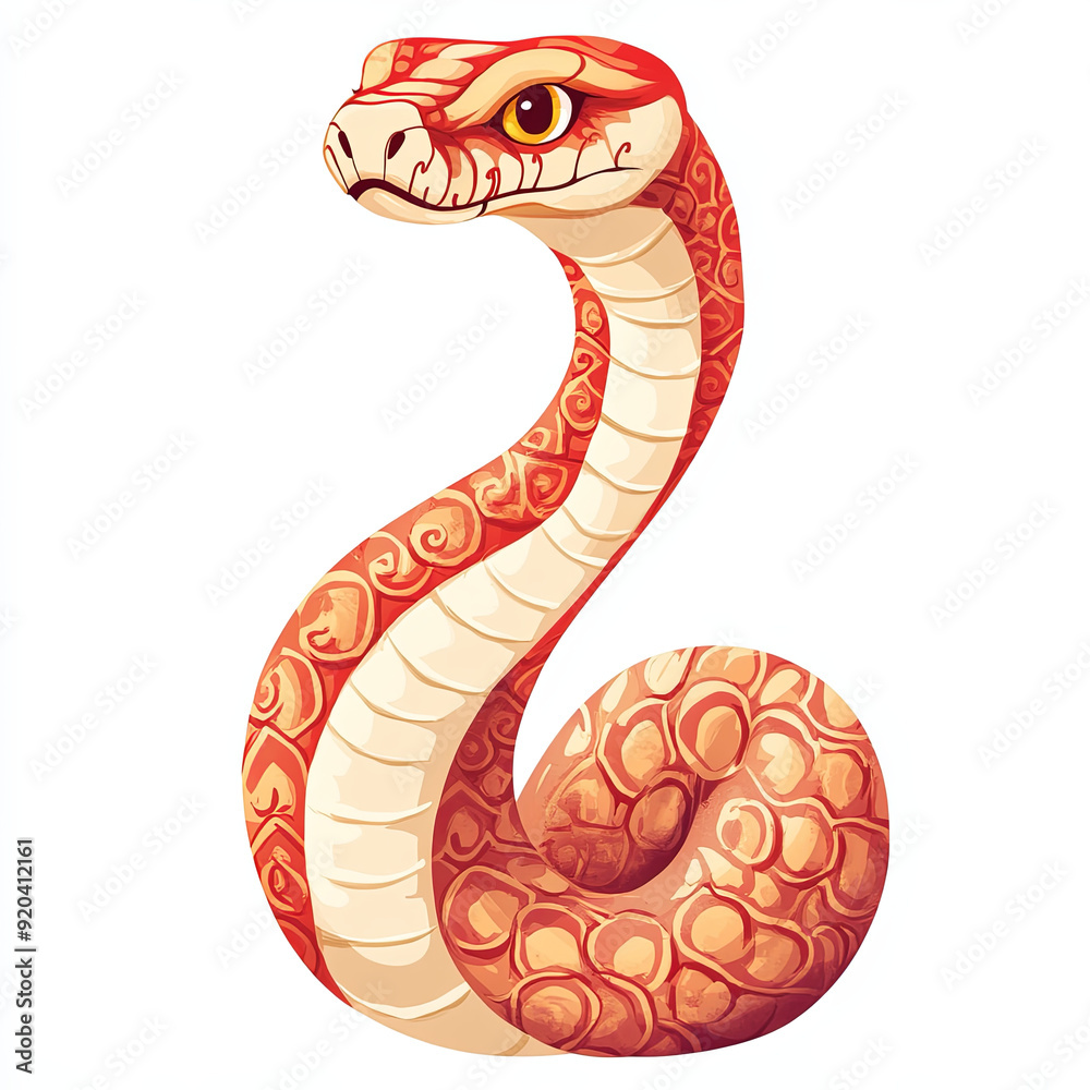 Fototapeta premium Chinese New Year Year of the Snake