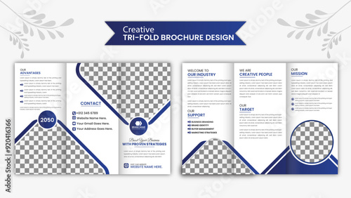 Business Trifold Brochure design