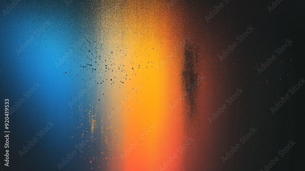 Abstract Gradient Background with Blue, Yellow, and Orange Spray Paint Abstract Gradient Background with Blue, Yellow, and Orange Spray Paint