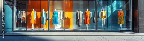 Vibrant storefront showcasi...