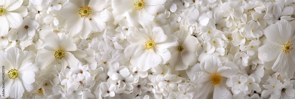 An exquisite and beautiful assortment of white flowers, ideal for serene and calming visual themes to enjoy An exquisite and beautiful assortment of white flowers, ideal for serene and calming visual themes to enjoy
